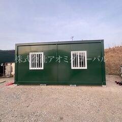 どんなお色でも再現可能！３×６ｍサイズ 18㎡ プレハブハウス 屋外でも安心 鍵付き 全国ＯＫ コンテナハウスより良いモノの画像