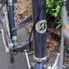 リサイクルショップどりーむ鹿大前店　NO241　自転車　シティサイクル　BRIDGESTONE　27インチ　切り替え・LEDオートライト・カギ付き🎵　お買い得品ですよ🎵の画像