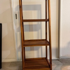 本棚　シェルフ　木製　美品
