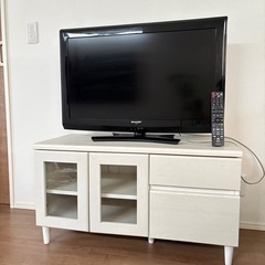 SHARP 32型テレビ テレビ台　セット