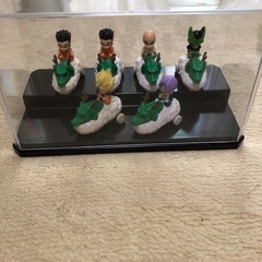 ドラゴンボール改プルバックカー　6個とアクリル展示ケース