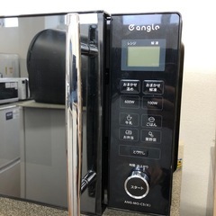 安心の6ヶ月保証付。【Eangle 電子レンジ　ANG-MO-C5 2022年製　900W 庫内フラット】取りに来れる方限定の画像