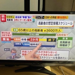 SHARP AQUOS 52インチ【テレビ裏収納付】