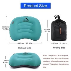 【2個セット】Naturehike エアーマット超軽量 キャンプ用　エア枕セットの画像