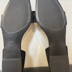 フラットサンダル①ブラックの画像