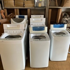 【メーカー多数】洗濯機4.2〜5.5kg　1100円　年式201...