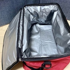 保冷バッグ　キャンプ　非常時　ホンダHONDA 赤／黒の画像