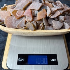 天然シーグラス　ブラウン系　1000g