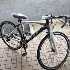 🚲春日市🚲ロードバイク🚲700C🚲ギア付き🚲新品🚲未使用品🚲ASX24L0274🚲白色🚲No.278の画像
