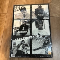 手渡しのみ！　新品未使用！！　坂口憲二のカレンダー2005年用の画像