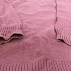 Lサイズ ピンク ニット 丈長めの画像