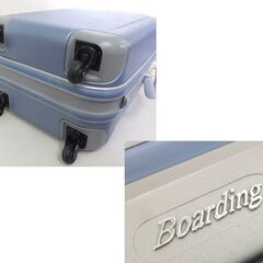 スーツケース Boarding ダイヤルロック カギ付き ブルー系 キャリーバッグ ☆ 札幌市 北区 屯田 の画像