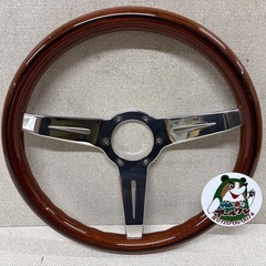 🚗【ステアリング】入荷！超美品ナルディウッド ポリッシュスポーク...