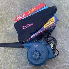 【美品】　RYOBI リョービ　ブロワ　集塵袋付の画像
