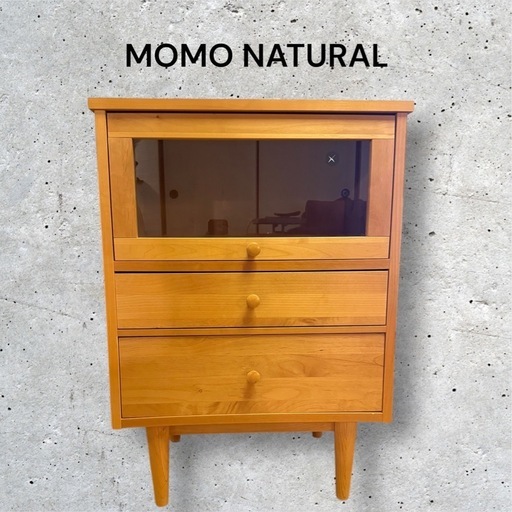 【超美品】momo モモナチュラル コモ ミドルボード キャビネット 脇木工 超美品】momo モモナチュラル コモ ミドルボード キャビネット