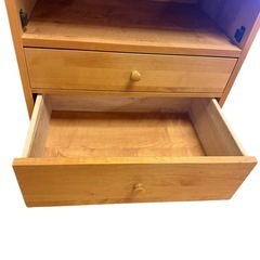 超美品】momo モモナチュラル コモ ミドルボード キャビネット 脇木工