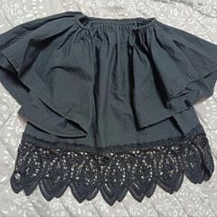 黒　ガーリー　大人可愛い　黒　レース　フリルの画像