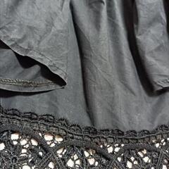 黒　ガーリー　大人可愛い　黒　レース　フリルの画像