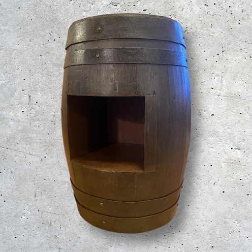 ウイスキー樽 テーブル ビンテージ 直径355mmx高さ605mm