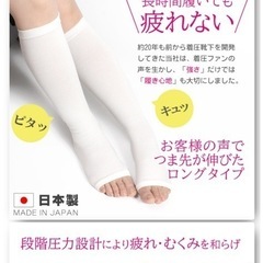 未使用弾圧ソックス23〜25cm2足の画像