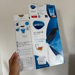 BRITA ブリタ 浄水器 ポット ファン ブルー ろ過水容量1.0L 全容量1.5Lの画像