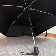 Delitoo 折りたたみ傘 晴雨兼用 ブラック メンズOKの画像
