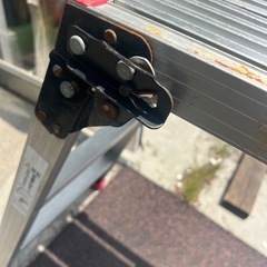 アルミ足場台 立ち馬 作業台 洗車台 長谷川工業 DRZ2.0-07 天板100×30 脚立 中古 の画像
