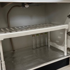 ニトリ 横伸縮 押入れ整理ラック CHS の画像