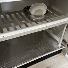 ニトリ 横伸縮 押入れ整理ラック CHS の画像