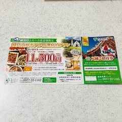 城島高原ホテル 特選宿泊プラン チケット★入園ご招待券の画像