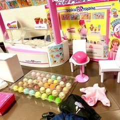 リカちゃん　アイスクリームショップ、ペットショップ　の画像