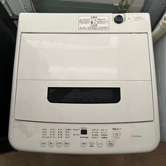 全自動洗濯機　アイリスオーヤマ　２０２１年製　４．５ｋｇ　単身〜２名向きサイズ　ＩＡＷ－Ｔ４５１の画像