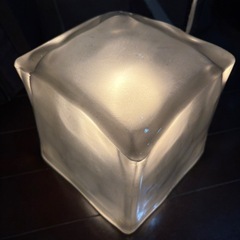 ガラス照明　氷のアートガラスライト　照明器具　おしゃれなライト