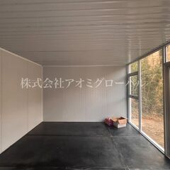 全国OK 2階建 ガラス付 建築確認OK プレハブハウス コンテナハウス ユニットハウス の画像