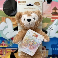 高速 割引 平日 ダッフィーカラフルハピネスディズニーシー入園限定スマホ ぬいぐるみ
