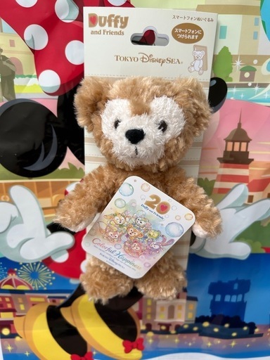 ダッフィー】スマホスタンド ディズニーシー 20周年 カラフル