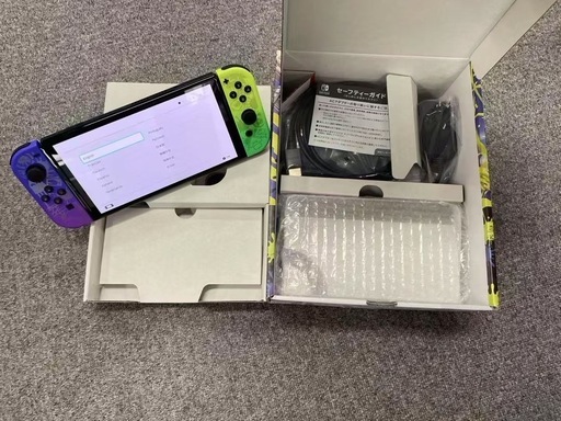 【中古品】Nintendo Switch（有機ELモデル） スプラトゥーン3エディション 