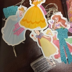 ディズニー　プリンセス　ガーランド　フォトドロップスの画像