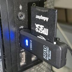 未使用　USB3.0　SDカードリーダーの画像