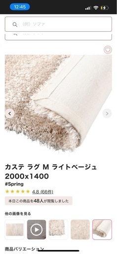 Francfranc カステ ラグ M