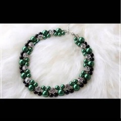 ドレス　パーティ　結婚式　緑　グリーン　の画像