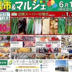 シティホール加美　野菜市
