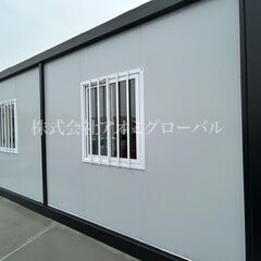 連結シャッター 倉庫仕様 現地組立式プレハブハウス 全国OK サイズ・色・仕様全て無料オーダー可能 コンテナやスーパーハウスより良いモノをの画像
