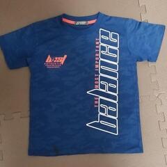 キッズ140 青スポーツTシャツ