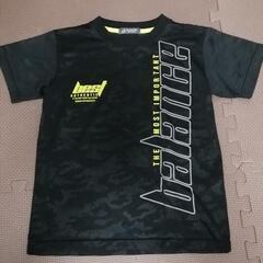 キッズ140 黒スポーツTシャツ