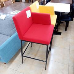 リユースのサカイ太田店★ジモティ割あり★ proceed カウンターチェア レッド H98×D45×W50 クリーニング済み OJ9706の画像