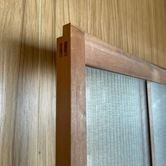 昭和レトロなガラス戸の画像