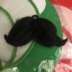 マリオ ルイージ風帽子とヒゲセットの画像