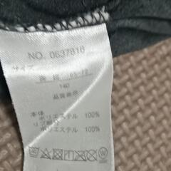 キッズ140 黒スポーツTシャツの画像
