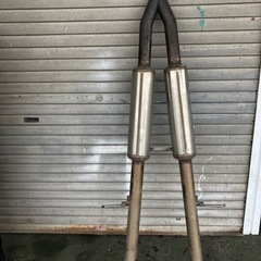 17マジェスタ中間マフラー、デュアルエンドマフラー (マークⅡ